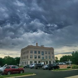 The court house in the City of Miller in South Dakota