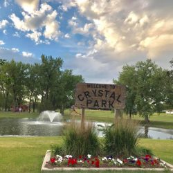 Crystal Park in the City of Miller in South Dakota